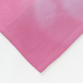 Graue und weiße Katze Personalisiertes Mädchen Pin Fleecedecke (Ecke)