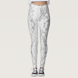 Graue und weiße Leggings
