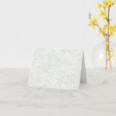 Graue und weiße Marmorplatte Karte (Gelbe Blume)