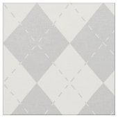 Graue und weiße Raute Stoff (Nahaufnahme)