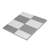 Graue und weiße Schachbretter Fliese (Seite)