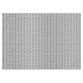 Graue und weiße Spitzenmuster Tischdecke (Vorderseite (Horizontal))