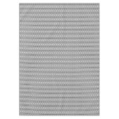 Graue und weiße Spitzenmuster Tischdecke (Vorderseite)