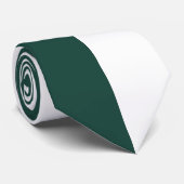 Graue und weiße Split-Farbdesign Krawatte (Gerollt)