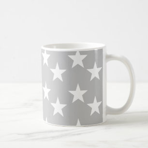 Graue und weiße Sternchen-Vereinbarung Tasse