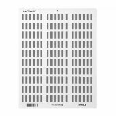 Graue und weiße Streifen (Vorne)