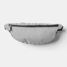 Graue und weiße Streifen Bauchtasche