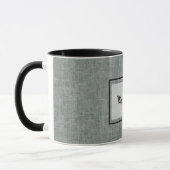 Graue und weiße Textur. Tasse (Links)