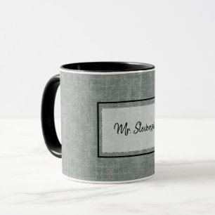 Graue und weiße Textur. Tasse