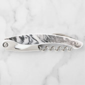 Graue und weißer Marmor Kellnermesser (Vorderseite)