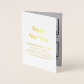 Graue Unternehmensmarke auf der Foil-Karte für das Folienkarte (Vorderseite)