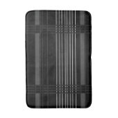 Graue vertikale Streifen Badematte (Vorderseite Vertikal)