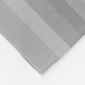 Graue vertikale Streifen Fleecedecke (Ecke)