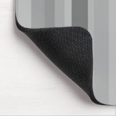 Graue vertikale Streifen Mousepad (Ecke)