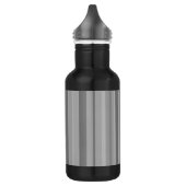 Graue vertikale Streifen Trinkflasche (Links)