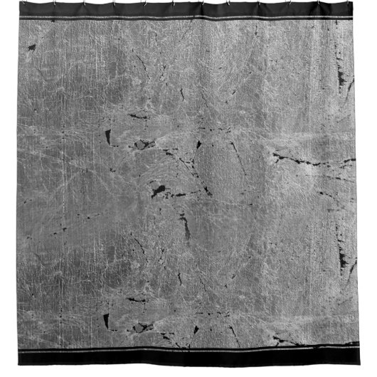 Graue Vintage, grune Betonstruktur Duschvorhang (Vorderseite)