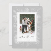 Graue Vintage Weihnachtsbilder (Vorderseite)