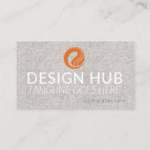 Graue Visitenkarte (Rückseite)