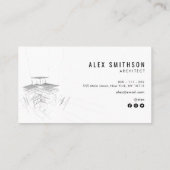 Graue Visitenkarte (Rückseite)