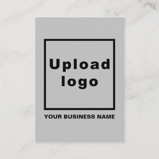 Graue Visitenkarte Begleitkarte (Rückseite)