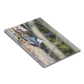 Graue Vogelfotografie Notizblock (Rechte Seite)