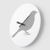 Graue Vogeluhr Große Wanduhr (Winkel)