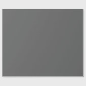 Graue Vollfarbe Geschenkpapier (Flach)