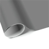 Graue Vollfarbe Geschenkpapier (Rolleneckpunkt)