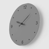 Graue Wall-Uhr Große Wanduhr (Winkel)