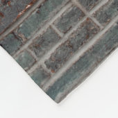 Graue Wandfarbe Fleecedecke (Ecke)