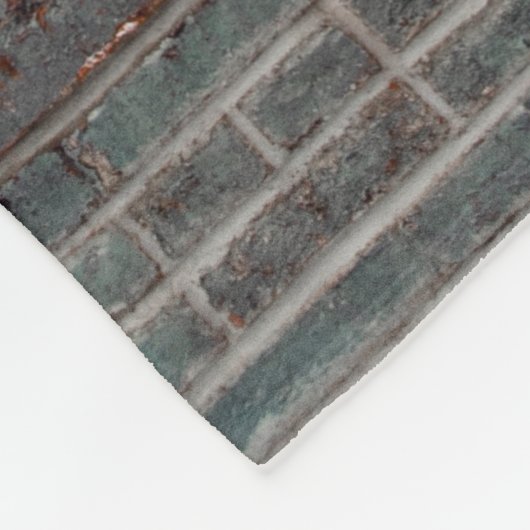 Graue Wandfarbe Fleecedecke (Ecke)