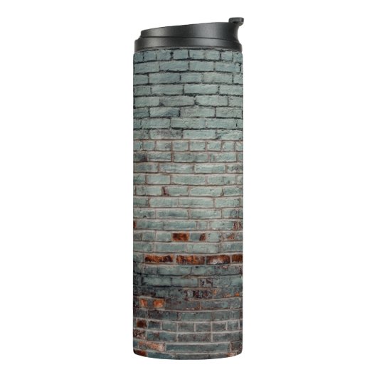 Graue Wandfarbe Thermosbecher (Nach links gedreht)