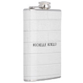 Graue Wandziegeln Design Schlicht Legible Moderne Flachmann (Rechts)