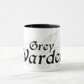 Graue Wärter-W-Tasse Tasse (Zentrum)