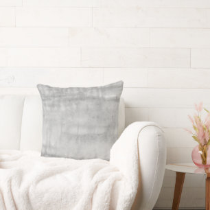 Graue Wasserfarbe Abstrakt Mitte Jahrhundert Moder Kissen