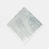 Graue Wasserfarbe Serviette (Ecke)