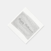 Graue Wasserfarben-WebHalloween Serviette (Ecke)