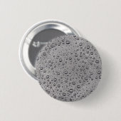 Graue Wassertröpfchen Button (Vorne & Hinten)