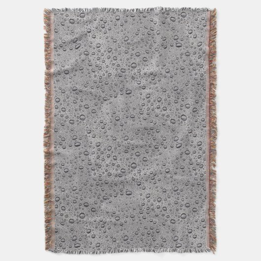 Graue Wassertröpfchen Decke (Vorderseite Vertikal)
