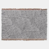 Graue Wassertröpfchen Decke (Vorderseite)