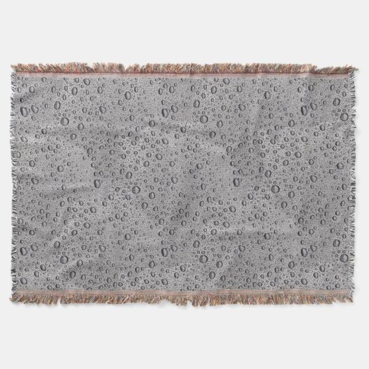 Graue Wassertröpfchen Decke (Vorderseite)