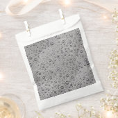 Graue Wassertröpfchen Geschenktütchen (Ausgeschnitten)