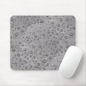 Graue Wassertröpfchen Mousepad (Mit Mouse)