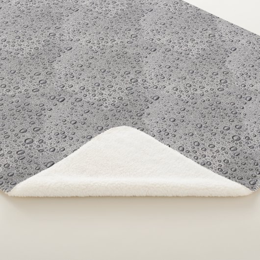 Graue Wassertröpfchen Sherpadecke (3/4)
