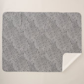 Graue Wassertröpfchen Sherpadecke (Vorderseite (Horizontal))