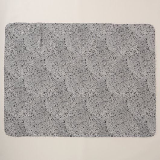 Graue Wassertröpfchen Sherpadecke (Vorderseite (Horizontal))