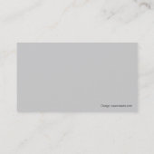 Graue Wassertropfen der Visitenkarte (Rückseite)