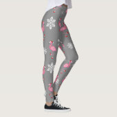 Graue Weihnachtsfeier Leggings (Rechts)
