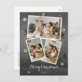 Graue Weihnachtsferien Foto Postkarten (Vorne/Hinten)