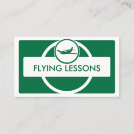 Graue weiße, kleine Flugzeug, die die Visitenkarte